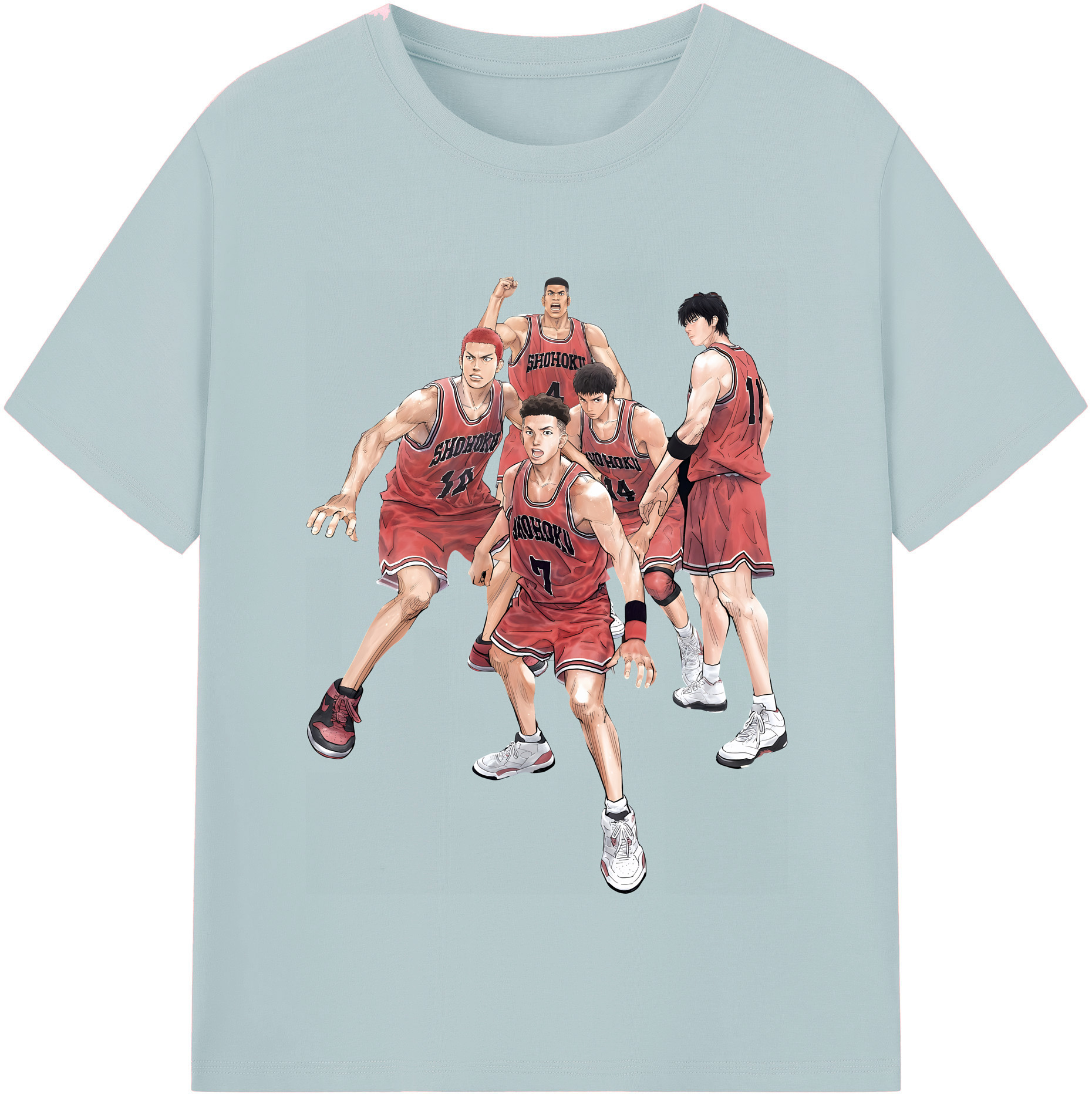（画像用） SLAM DUNK／スラムダンク 綿100％半袖Tシャツ（フロントプリント）